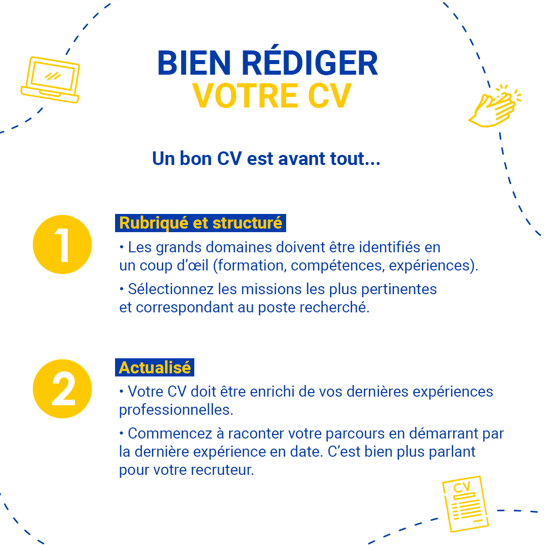 Bien rédiger votre CV