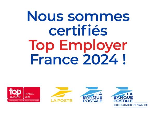 Top Employeur 2024 : La Poste, La Banque Postale et La Banque Postale Consumer Finance certifiées !